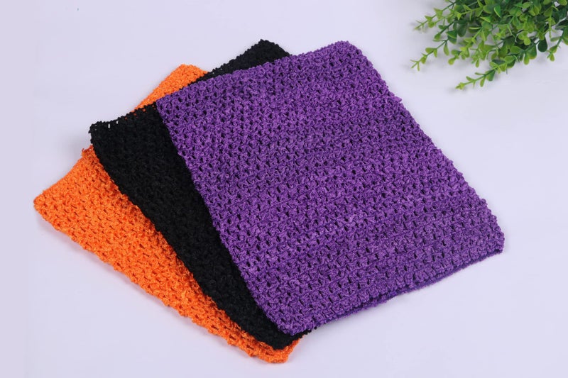 YYCRAFT 9 Inch Width Crochet Tutu Tops for Baby Toddler Girls Infant Chest Wrap for Halloween Dress Up Party(Pack of 10) - Image 4